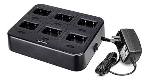 Retevis Rt68 Cargador De Seis Vías, Cargador Rápido De Unida 0