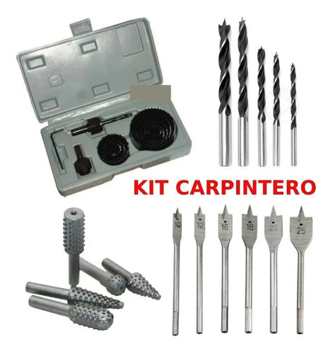 Mechas Pala Paleta +escofinas+ Sierra Copa Madera Carpintero 0