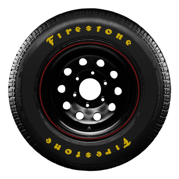 Adesivo De Pneu - Firestone + Firestone - Amarelo 0