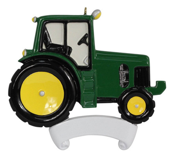 Maxora Adorno De Navidad De Tractor Verde Personalizado Para 0