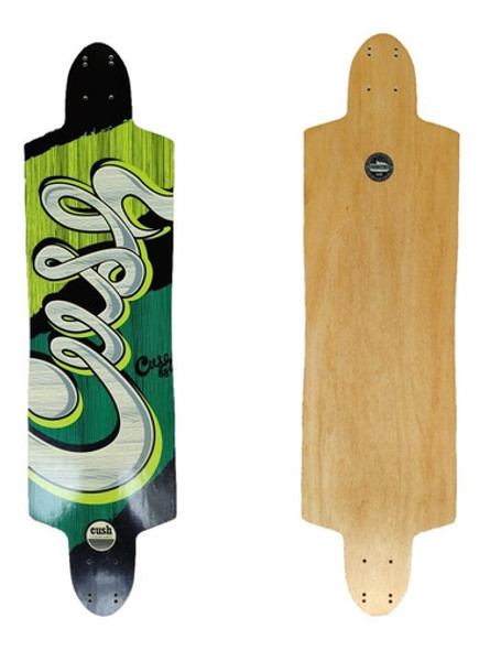 Shape Cush Longboard Skate Marfim Sm12 92x24,5cm 0