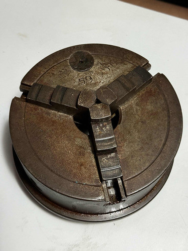 Placa Torno Mecânico Com Flange 190mm 1