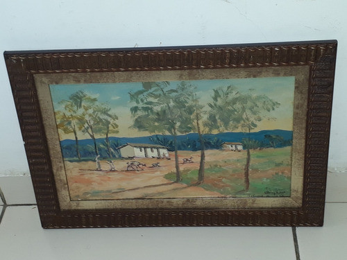 2031- Innocêncio Borghese Ose 42x29cm Com Moldura. Tatuapé. 1
