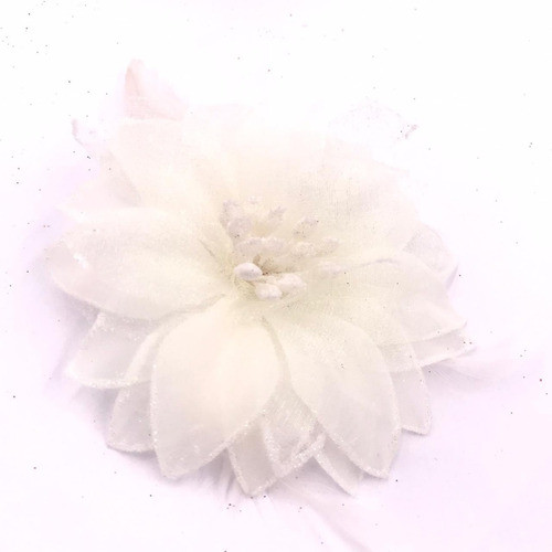 Promoção 20 Pçs - Flor De Poliéster P/ Montagem Com Pólen 1