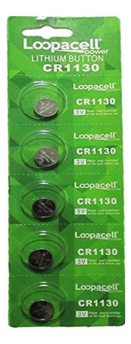 5 loopacell Cr1130 baterias De Litio (3 v, Celdas 0
