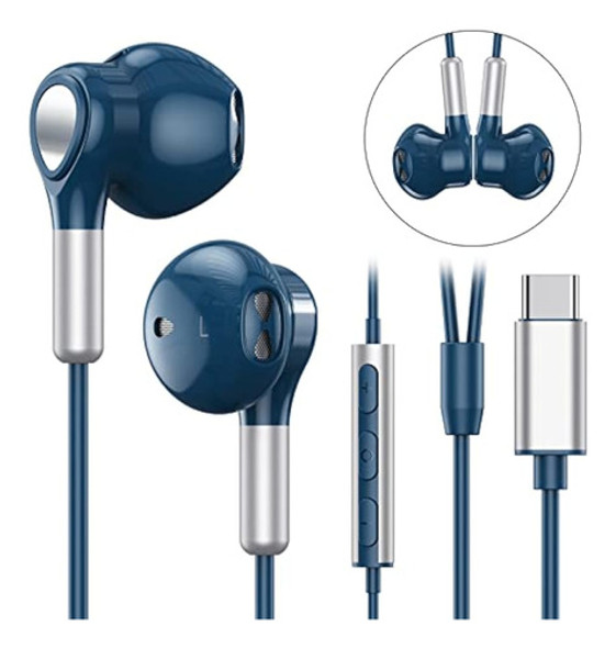 Auriculares Usb C Para Samsung Galaxy S23 Ultra 1