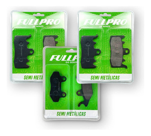 Kit Pastilha Freio Tiger 1200 2017-2023 Fullpro 0