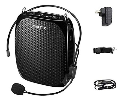 Zoweetek Mini Amplificador De Voz Portátil Recargable Con Mi 0