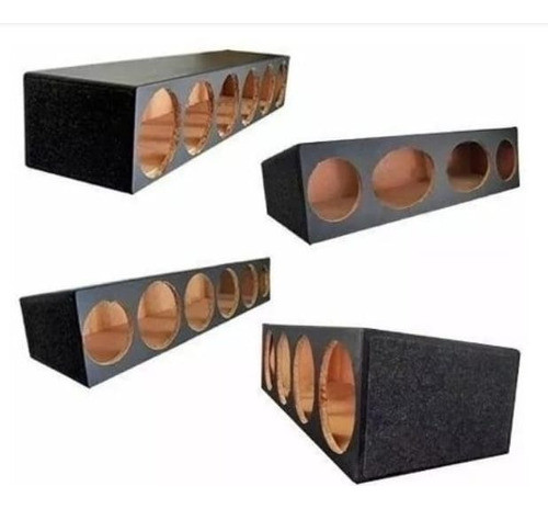 Rackera Para 2 6x9, 2 Drivers Y 2 Tweeters Rectangular Larga 0