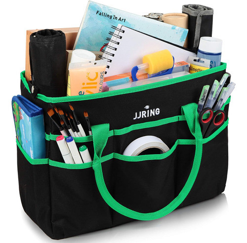 Bolsa Organizadora De Nailon Con Multiples Bolsillos Y Asa 0