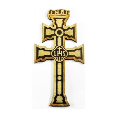 Cruz De Caravaca De Madera 15cm - Santería San Juan 0