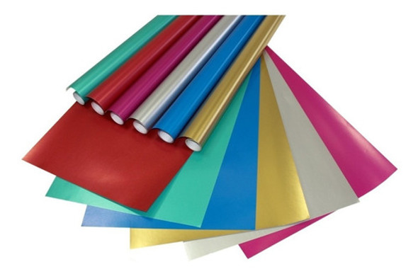 20 Cartulina Metalizada Industria Nacional - Papel Metalico 1