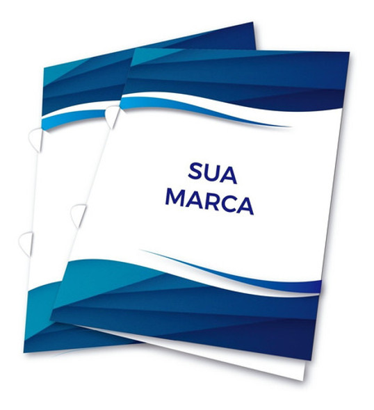 Pasta Contrato Personalizada Com Orelha 100 Uni 0