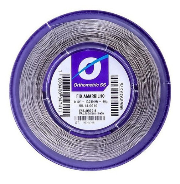 Alambre Para Ligadura Om Odontología Orthometric 0.020 40g 0