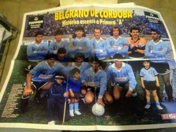 Poster De Belgrano Ascenso 1991 De El Gráfico 0