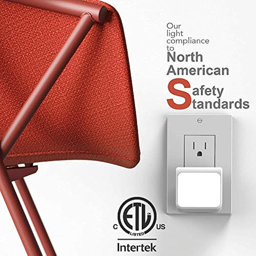 Luz De Noche Led Enchufable, Magicpro Auto Dusk To Dawn Sens 1