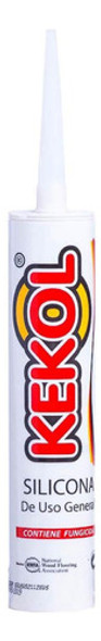 Kekol K50 Silicona Acetica Sellador Uso Prof 280ml Blanco 0 Kekol K50 Silicona Acetica Sellador Uso Prof 280ml Blanco 0