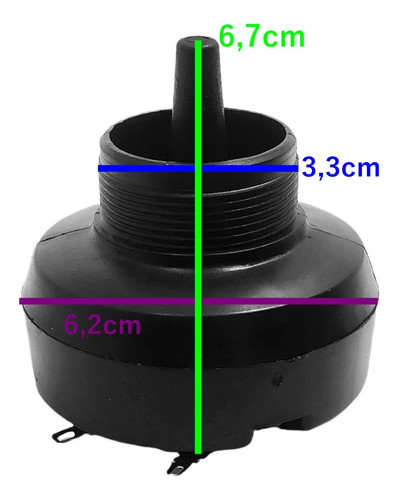 6 X Tweeter Caixa Som Mondial Cm-14b Cm-500 Cm-400 Cm-550 1