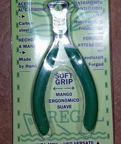 Tenaza Alicate Corte Frontal Acero Carbono Mango Ergon 10 Cm 1