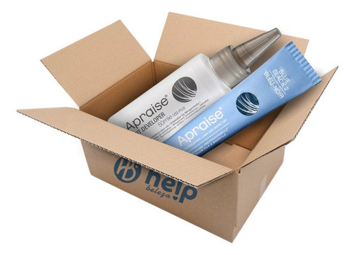 Tintura Apraise Cílios E Sobrancelhas + Ox Preto Azulado 0