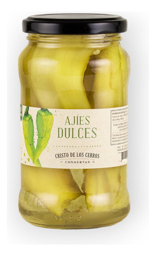 Ajies Dulces En Vinagre De Alcohol *480g Cristo 0