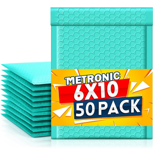 ~? Metronic Bubble Sobreers 6x10 Pulgadas 50 Paquete, Amorti 0