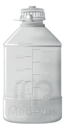 Frasco Dieta Nutrição Enteral 300 Ml Com Alça 20 Unidades 1