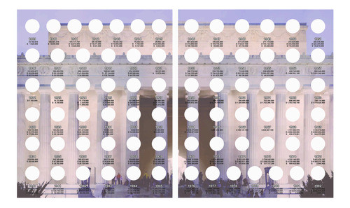 Álbum Moeda Eua 1 Centavo 1909 A 2046 - 2 Volumes 1