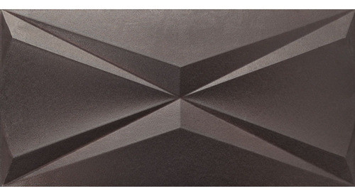 Porcelanato Negro Relieve Cubic Steel Iron Semi Brillo 0