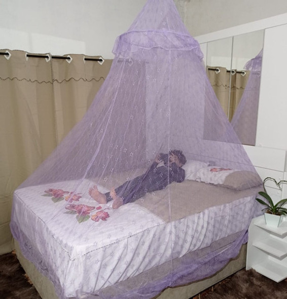 Cortinado De Renda Macia Casal Para Proteger De Insetos Teto 0