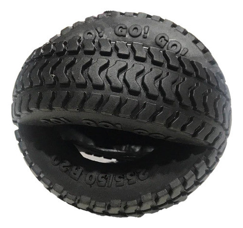 Juguete Para Perro Macizo Rueda Cruzada Super Resistente 0
