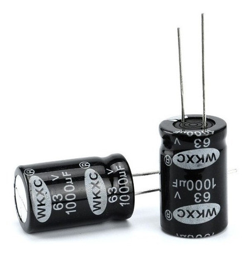 Pack X5 Capacitor Electrolitico 1000uf 63v 105º 1