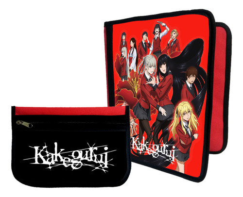 Combo Carpeta + Cartuchera Kakegurui #507 0