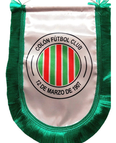 Banderín Colón Fc De 26 X 19cm En Tela De Buena Calidad 0
