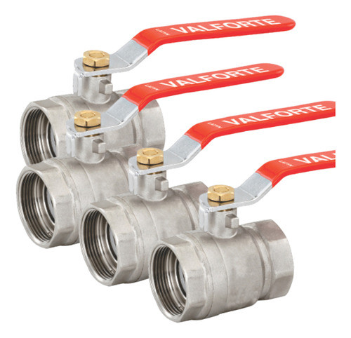 Válvula Esférica Palanca Hh 1  Valforte Rf-plus Combo X 4 0