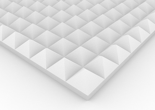 7x Panel Acustico Aislante Ignifugo Fonoabsorbente Piramide 0