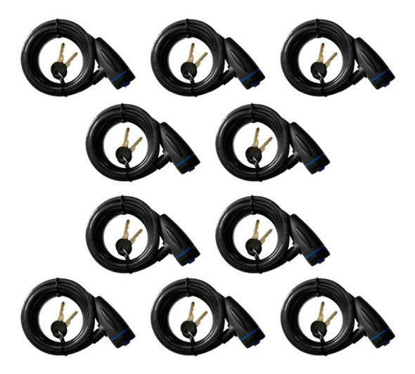 Eslinga Para Bicicleta Reforzada 12 M Cable De Acero X 10 U. 0