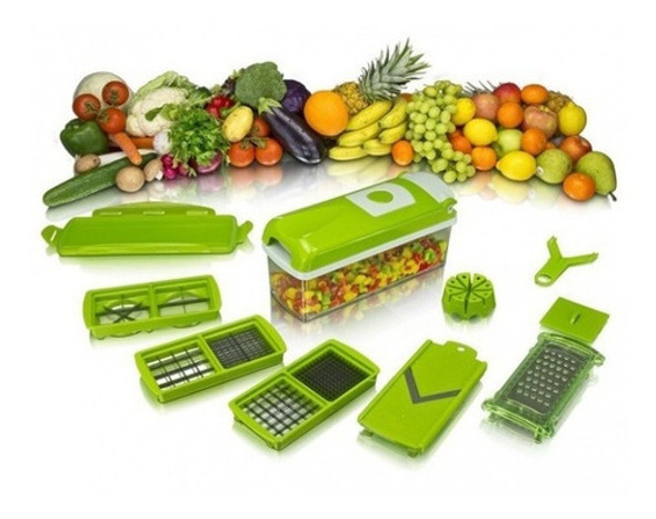 Picador De Vegetales - Nicer Dicer  Con 12 Cuchillas Interc. 0