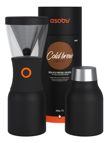 Asobu Coldbrew Portable Cold Brew Con Un Vacío Aislado 40 0 Asobu Coldbrew Portable Cold Brew Con Un Vacío Aislado 40 0