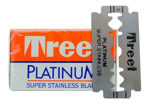 20 Cajas De Filos Treet Platinum Afeitar Barberia X 10 1