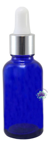 Frasco Vidro Azul Conta Gotas 35ml (1un) 0