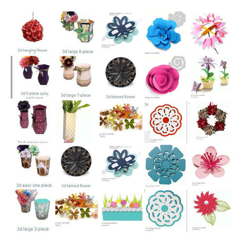 Kit Imprimible Boda Casamiento Diseños Flores Papel Corte 0