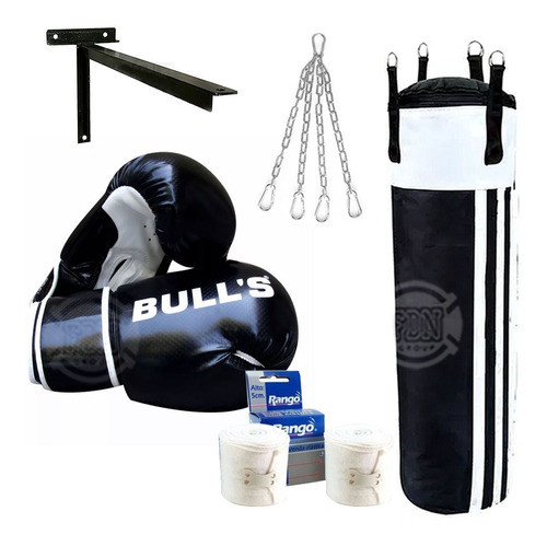 Kit Guantes Bulls + Bolsa 90 Cm+ Soporte + Cadena + 2 Vendas 0
