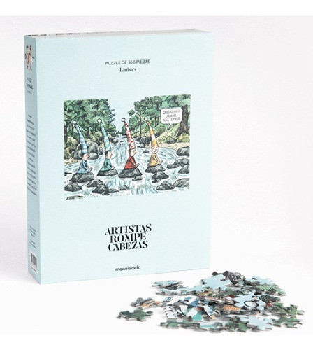 Puzzle 30 X 40 Cms. 300 Piezas. Liniers. Duendes, Beatles - 0