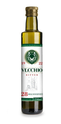 Kit 3 Unidades - Licor Aperitivo Vecchio Bitter 250ml 0