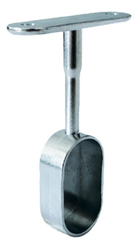 Soporte Ciego Para Caño Oval Placar Premium X 10 Unidades 0
