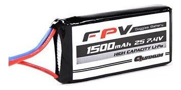 Quanum Rc Fpv Audífono Batería De 7.4v 1500mah 3 C 1