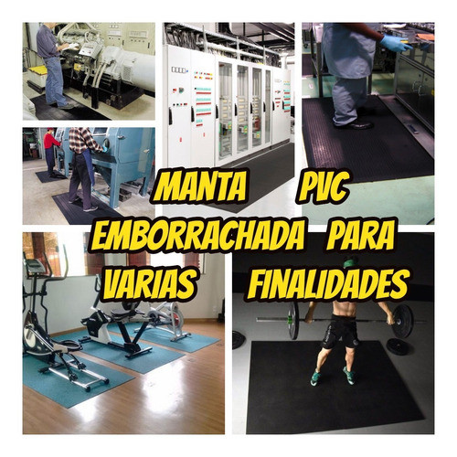 Emborrachado 3mm Tamanho 2.00x0,60mts Forrar Chão Em Geral 1