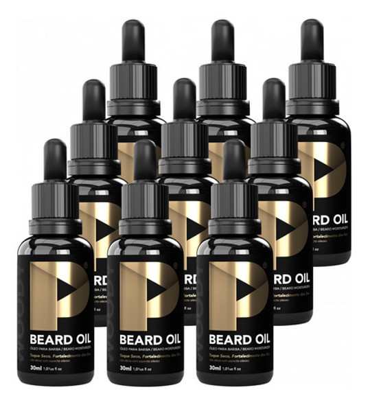 Óleo Para Barba Play Barber 30ml Com Argan Premium Kit 9 Und 0