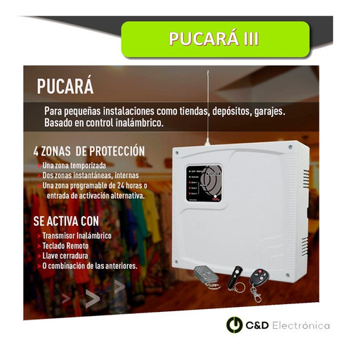 Kit Alarma Domiciliaria-1 Sensor-controles-sirena Y Batería 1